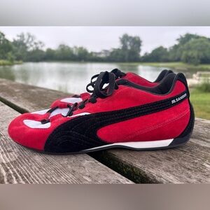 Jim Sander x Puma collaboration red black sneakers. Size 7